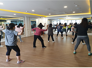 주민공동체 생활체육클럽 육성(줌바) 점검